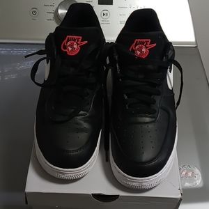 Black & White Nike Air Force 1's